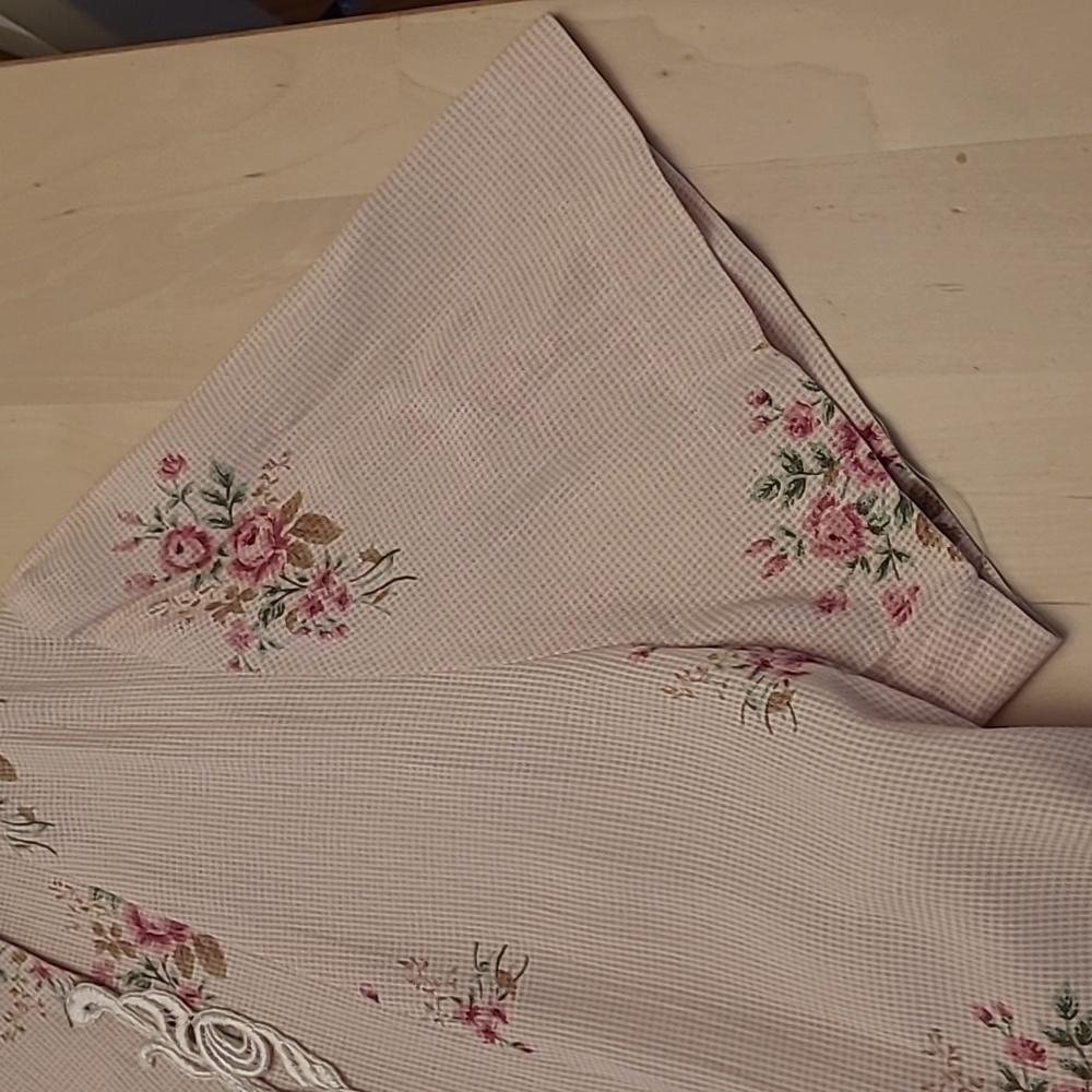 LIKE NEW VTG ULTRA DRESS Floral Kitschy Rose Print - Picture 10 of 14